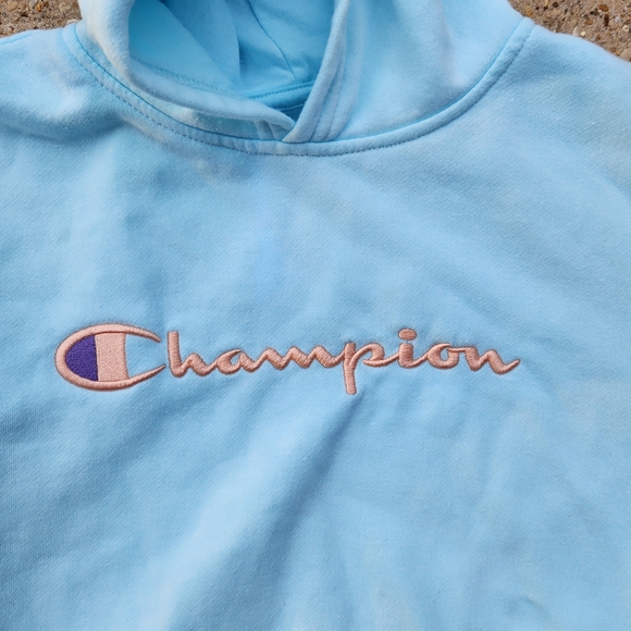 Champion Sky Blue Athletic Hoodie - Picture 3 of 4